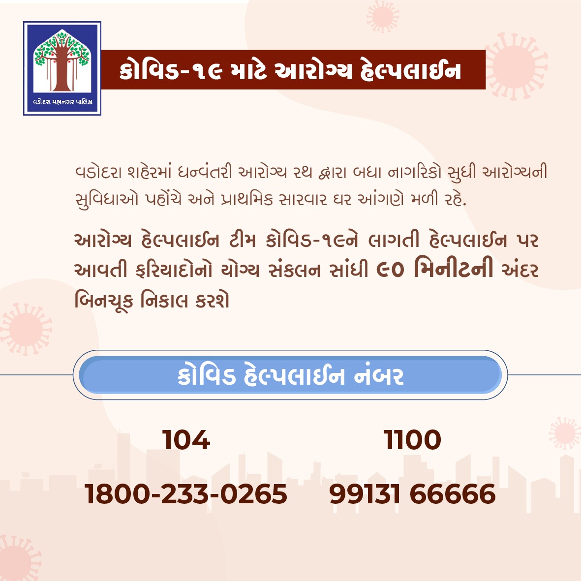 Covid-19 Arogya Helpline Numbers